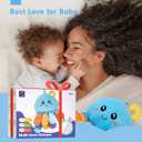 hahaland 8-in-1 Baby Sensory Tummy Time Toys 3-6 Months Developmental Infant Toys 0-6 Months, Newborn Baby Toys for Boy Girl Gift Montessori Rattle Teething Octopus Toy