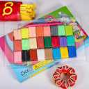 2 x CiaraQ Polymer Clay Kit, Mini Modeling Clay Set for Kids/Beginners/Artist, 24 Colors