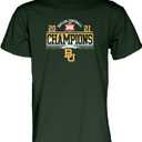 Blue 84 Men's NCAA Officially Licensed Michigan Wolverines Big Ten Champs T-Shirt Locker Room 2021 (Green, XXL)