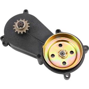 NovelBee Motorcycle Transmission Gear Box for 47CC 49CC 2-Stroke Engine Mini Pocket Bike (Black)