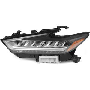 NI2502269 Driver Side Headlight Compatible with Maxima S/SL/SR/SV/Platinum 2019-2021 Headlamp Left