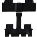 Tesson Floor Mats Trunk Mat for 2026 Hyundai Palisade 7 Seat Gasoline, All Weather Protection Accessories Custom Full Set Liners Include 1st 2nd 3rd Row TPE Winter Slush Car Liner Black