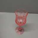 Ciaell 24PCS Pink Plastic Glasses - 7 Oz Plastic Goblets for Party - Pink Vintage Drinking Glasses - Disposable Water Goblets Set for Wedding, Bar, , Cocktail, Whiskey & Mother's Day