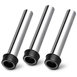 Set of 3 Stainless Steel Sink Overflow Pipe, 7.48 in – Fits 1.75 Inch Bar, Bathroom & Kitchen Sink Drains – Metal Strainer Pipe Tube – Drain Stopper Overflow Fittings