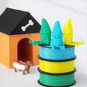 ELEGOO PLA Filament 1.75mm Black 2KG, 3D Printer Filament Dimensional Accuracy +/- 0.02mm, 2pcs 1kg Spool(2.2lbs) Fit Most FDM 3D Printers