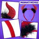 2 x MDDRUlQl Halloween Costumes for Women Adult 2025 - Devil Horns Headband - Plus Size Halloween Accessories Shirts Sweatshirts Pajamas - HALLOWEEN Party Decorations Favors Supplies Makeup Dress