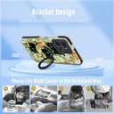 Boaretiu for Motorola Moto G Power/Play 2025 Case - with Stand Cute Kawaii Fashion 360 Rotate Ring Holder Kickstand Cat Flower for Women Girls Boys Teens Girly Case for Moto G Power/Play 2025