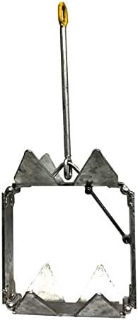 Galvanized 25 lb Folding Square Anchor with Storage Bag