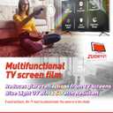 55 TV Screen Protector Anti Glare Film for 55 Inch, Blue Light and Glare Film for 55 TV Outdoor Glare Shield,Screen Reflection Reducer
