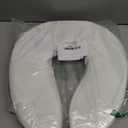 DMI Raised Toilet Seat Toilet, Toilet Seat Riser, Seat Cushion and Toilet Seat Cover to Add Extra Padding to the Toilet Seat while Relieving Pressure, 2 Inch Pad, White