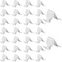 30 PCS Adjustable Cabinet Shelf Clips Stainless Steel Metal Shelf Clips Metal Bracket Clip Heavy Duty Wire Shelfs Clip Replacement Adjustable Shelving Brackets Pins for Kitchen Cabinet Sheving