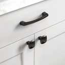Asidrama 10 Pack 4 Inch(102mm) Oil Rubbed Bronze Kitchen Cabinet Handles, Cabinet Pulls Kitchen Cabinet Hardware for Cupboard Drawer Pulls