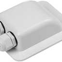 Link Solar Weatherproof ABS Solar Double Cable Entry Gland for All Cable Types 2mm² to 6mm² for Solar Project on Rv, Campervan, Boat