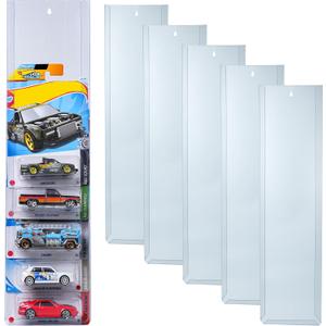 10 Pcs Diecast Display Case for Hot-Wheels Match-Box,Toy Car Storage Organizer,Compatible with Hot-Wheels Match-Box Packaged Cars,Packaged Cars Display Wall Mount (10 Psc)