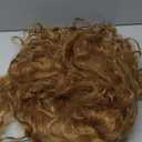 Long Brown Wig for Women Retro Curly Wig with bangs Brown Vintage Wig for Halloween, Daily Use