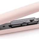 L'ANGE HAIR Aplatir Ceramic 1" Flat Iron | Adjustable Temp & Dual Voltage Hair Straightener | Tourmaline-Infused Plates for Smooth, Frizz-Free Styling | 1 Inch Styling Tool (Blush)