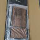 Sweetcrispy 9-Drawer Fabric Dresser Storage Tower with Wood Top and Steel Frame, Organizer Chest with Easy Pull Handles for Bedroom, Closet, Hallway,Distressed Brown