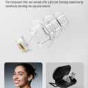 Hearprotek Concert Ear Plugs, 2 Pairs High Fidelity Musician Ear Plugs for Concerts Loud Music-Noise Reduction Ear Protection Reusable Earplugs for Rave,Festival,Music,Tinnitus Relief,Clear