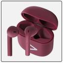 Acoustix AudioBuds+ True Wireless Bluetooth Earbuds with Charge Case - Burgundy