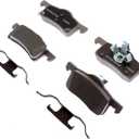 ACDelco Silver 14D935CH (19391223) Ceramic Rear Disc Brake Pad Set