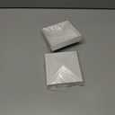 VIVIDA 4" x 4" Vinyl Post Caps (2-Pack), White PVC Pyramid Fence Post Top Caps for Actual 4" x 4" Vinyl Fence, Deck, Mailbox