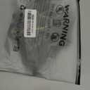 OYOANGLE Women's Faux PU Leather Cut Out Lace Up Halter Teddy Bodysuit Lingerie with Fishnet Stockings (Medium, Black)