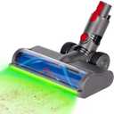 Vacuum Head Replacement Parts for Dyson V15 V11 V10 V8 V7 Cordless Vacuum Cleaner, Motor-Head Hardwood Floor Brush Attachment with Full-Area Green Light