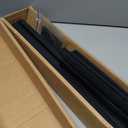 Mirrotek Pleated Window Paper Shades Room Darkening Blinds Black 36" x 69" (Pack of 6 Temporary Shades), One Size