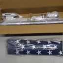 American flag with Pole,Flag poles Kit Embroidered USA Flag | 2x3 Ft | Includes 4 FT Heavy Duty Tangle Free Flagpole & Adjustable 180 Bracket for Indoor/Outdoor