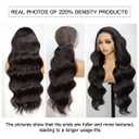 IWISH 220% Density Full 13x6 Body Wave Lace Frontal Wigs Human Hair Virgin Body Wave 22Inch 13x6 HD Transparent Lace Front Wigs 12A Brazilian Human Hair Pre Plucked With Baby Hair