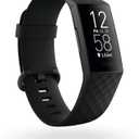 Fitbit Charge 4 Fitness and Activity Tracker with Built-in GPS, Heart Rate, Sleep & Swim Tracking, Black/Black, One Size (S & L Bands Included)