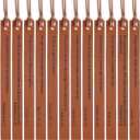 20 Pcs Leather Bible Bookmark Spanish for Women, Separadores De Biblia En Espao Bible Verses Book Markers in Spanish Religious Gifts for Church Club Book Lovers Readers Supplies(Brown)