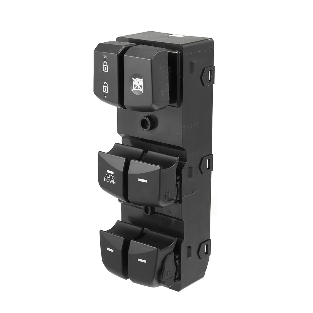 X AUTOHAUX Master Power Door Window Switch AUTODOWN for Hyundai Elantra 2011 2012 2013 2014 2015 No.93570-3X000 Left Driver Side