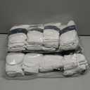 24 Pairs Cotton Crew Socks, Mens Womens Bulk Casual Sports Sock (White, 10-13 (Men's Shoe Sizes 7-12))