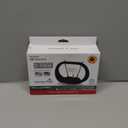 GE Modern Loop Rabbit Ears Indoor TV Antenna, 15 inch Extendable Dipoles, 4K 1080P VHF UHF, Tabletop Antenna, Digital HDTV Antenna, Smart TV Compatible, 4ft Coaxial Cable, Black, 33675