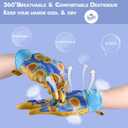 Leather-Gardening-Gloves for Women,Thorn-Proof Work-Gloves for Weeding,Digging,Planting,Pruning Yard garden Gloves