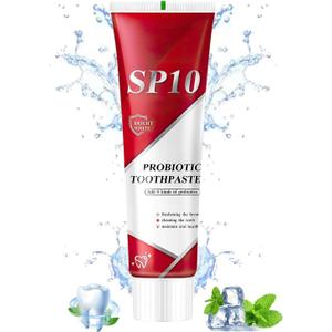 Super ProbioticSP-10 Toothpaste,SP10 Probiotic Toothpaste,SP-10 Ultra Whitening Toothpastes,SP 10 Toothpastes Fresh Breath,Deep Cleaning Care (1)