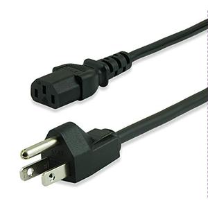GE Replacement AC Power Cord, 10 ft. Cable, for Computers, Desktops, Printers, Monitors and More, Black, 34507