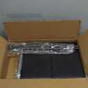 Pots and Pans Organizer Under Cabinet, Expandable 1 Tier Under Sink Organizers and Storage Adjustable Height Kitchen Pot and Pan Lid Holder Rack with 6 Dividers Under Cabinet Shelf(Black)