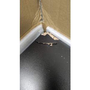 Klvied Small Standing Desk Adjustable Height, Portable Treadmill Desk, Mobile Table Ideal for Laptops and Tablets, Black