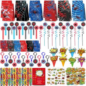 308Pcs Party Decorations Favors Supplies, Goodie Bags Fillers Stuffers for Kids Birthday Gifts