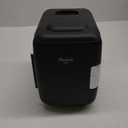 Cooluli Mini Fridge for Bedroom - Car, Office Desk & Dorm Room - Portable 4L/6 Can Electric Plug In Cooler & Warmer for Food, Drinks, Skincare Beauty & Makeup - 12v AC/DC & Exclusive USB Option, Black