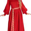 Morph Red Princess Bride Costume, Halloween Costumes For Women, Red bride Costume Women (X-Large)