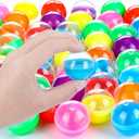 Sosation 150 Pcs 1.1 Inch Gumball Vending Machine Capsules Empty Round Plastic Containers for Prizes Party Favors (Stylish Color)