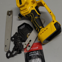 Mini Chainsaw Cordless for Dewalt 20V MAX Battery,8-Inch and 6-Inch 2-IN-1 Brushless Chainsaw with 750W Brushless Chain saw - 24.6FT/S Cutting, 4000RPM, for Wood Cutting(Battery Not Included) (Yellow)