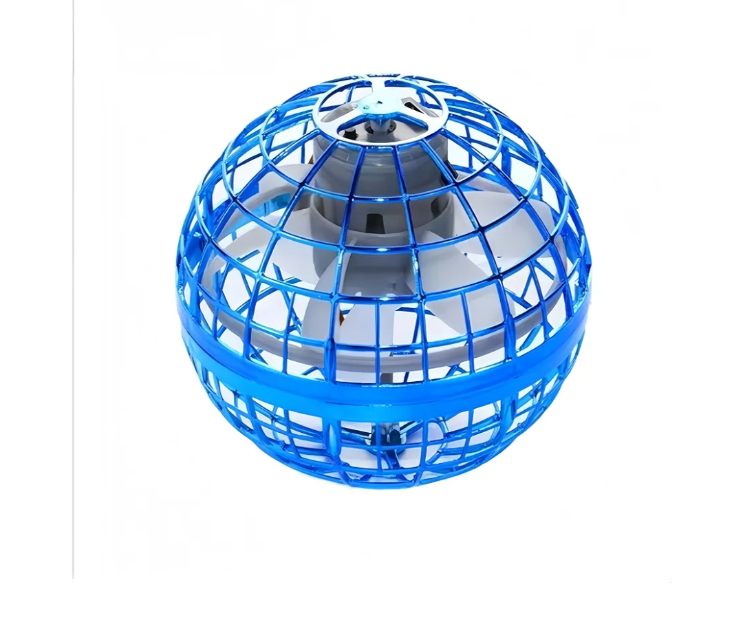 Flying Hover Ball Toy - Spinning & Floating Sphere, Air Hover Toy for Kids and Teens, Cosmic Glowing Flying Sphere for Indoor Play (red)