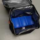 Mancro Breastmilk Cooler Bag with Ice Pack, Fits 6 Baby Bottles Up to 9 Ounce Insulated Baby Bottle Bag, Breast Milk Cooler on The go with Strap, Bottle Storage Bag for Nursing Mom Daycare, Black