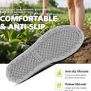 Women's Deck Boots, Waterproof Ankle Rain Boots with Anti-Slip Traction, Rubber Garden & Fishing Boots for Boating, Camping, Farming & Outdoor Work (9.5, Black)