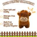 Follow Your Legend Henry The Highland Cow Plushie! - 7 Highland Cow Stuffed Animal, Stuffed Highland Cow, Highland Cow Plush