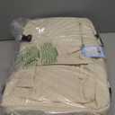 Travel Vacuum Storage Backpack with Air Pump, Vacuum Seal Compression Space Saver Bags, Clothing Vacpack 18x14x8 inches Travel Bag, Carry on Personal item, Laptop Work Backpacks Women, Men, Beige